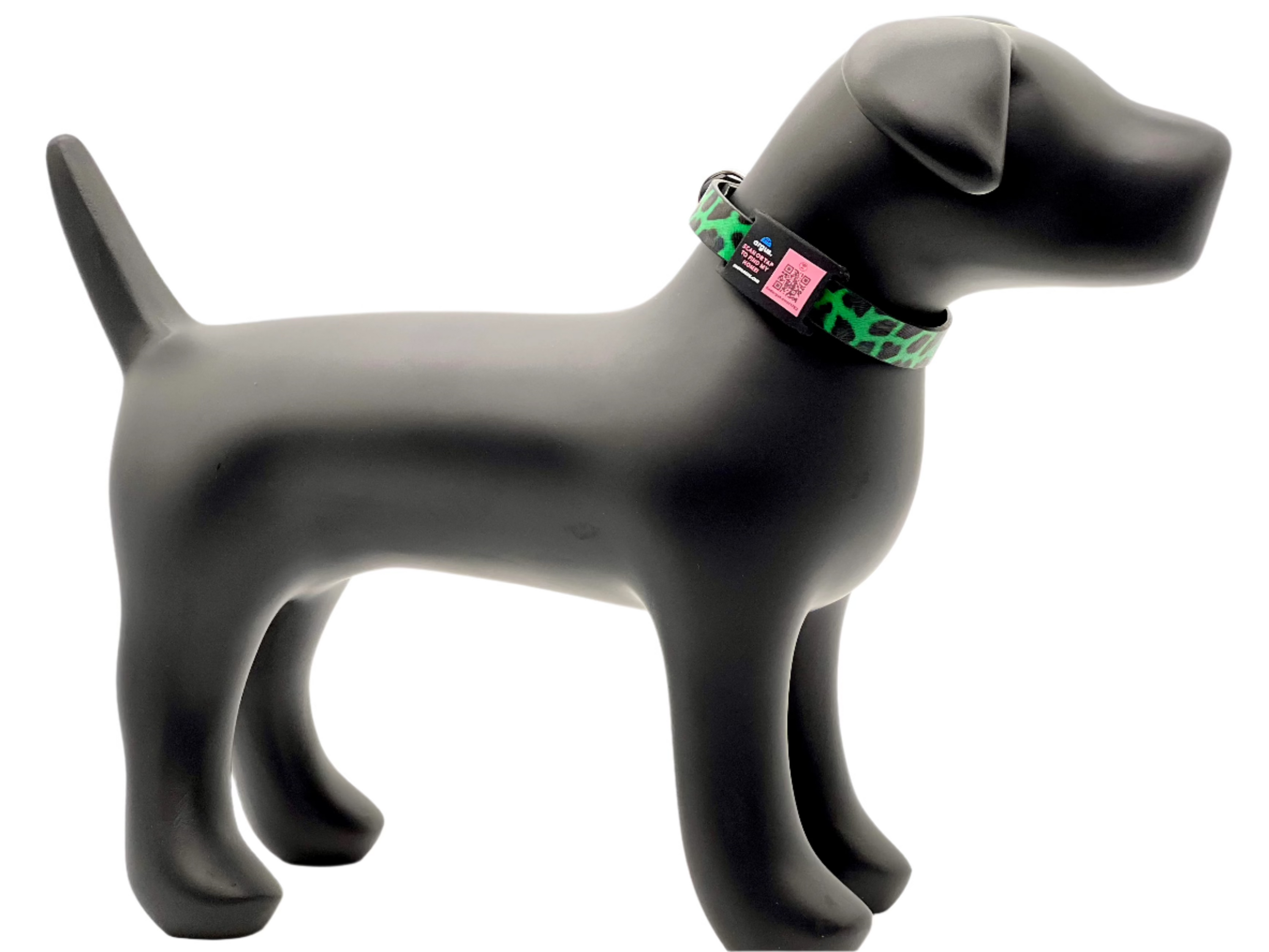 Black & Pink Collar-Side Tech Tag5