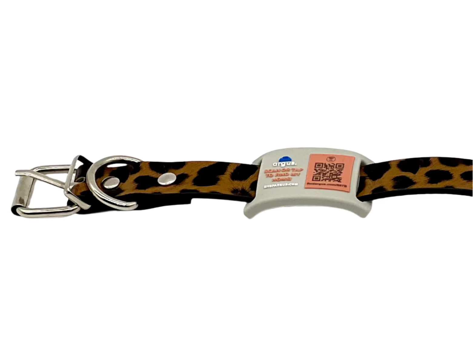 Gray & Orange Collar-Side Tech Tag