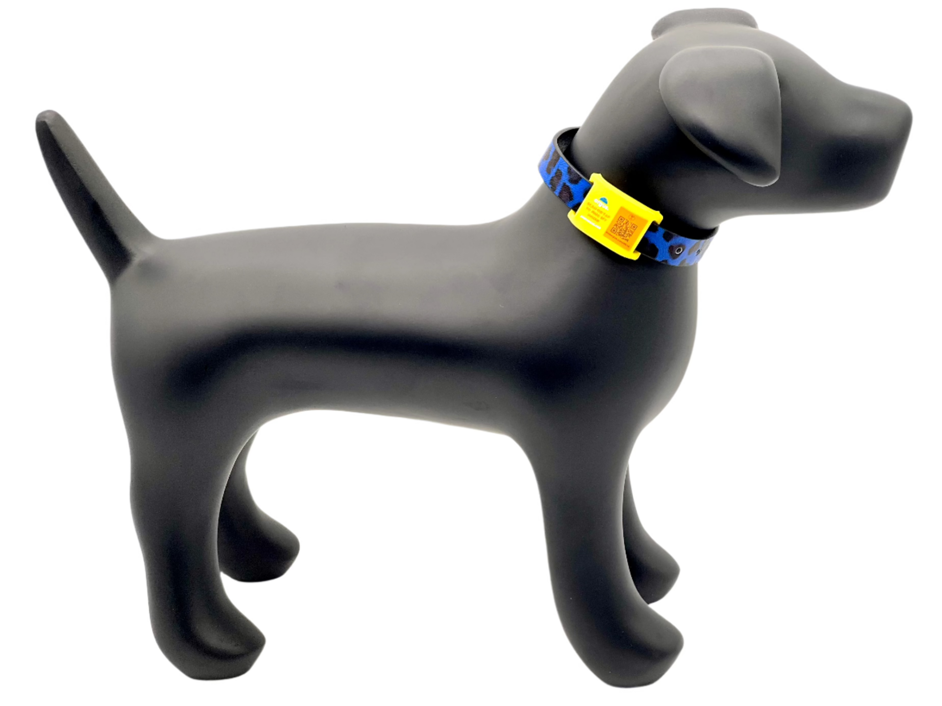 Yellow & Orange Collar-Side Tech Tag 3