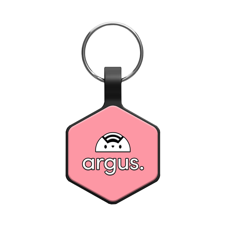 pink silicone silent pet tag