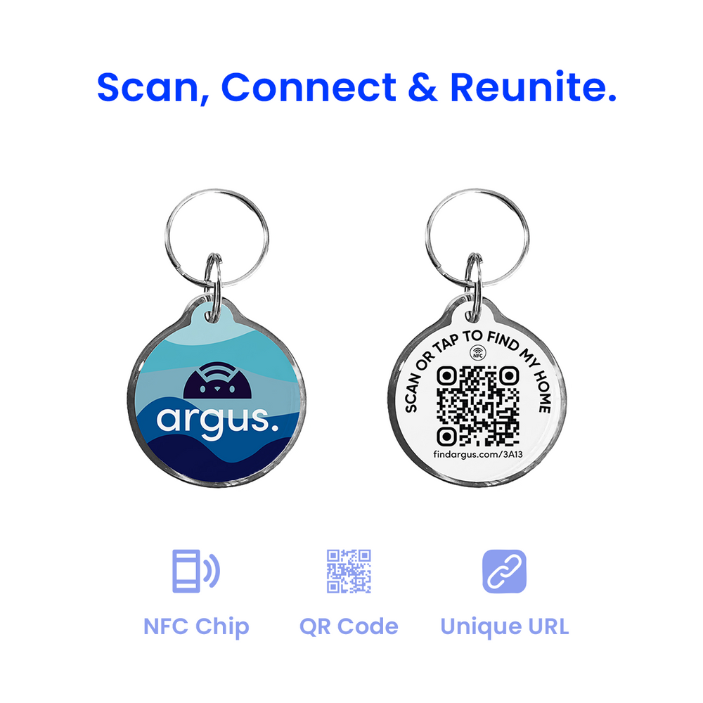 Blue Petite Tech Tag