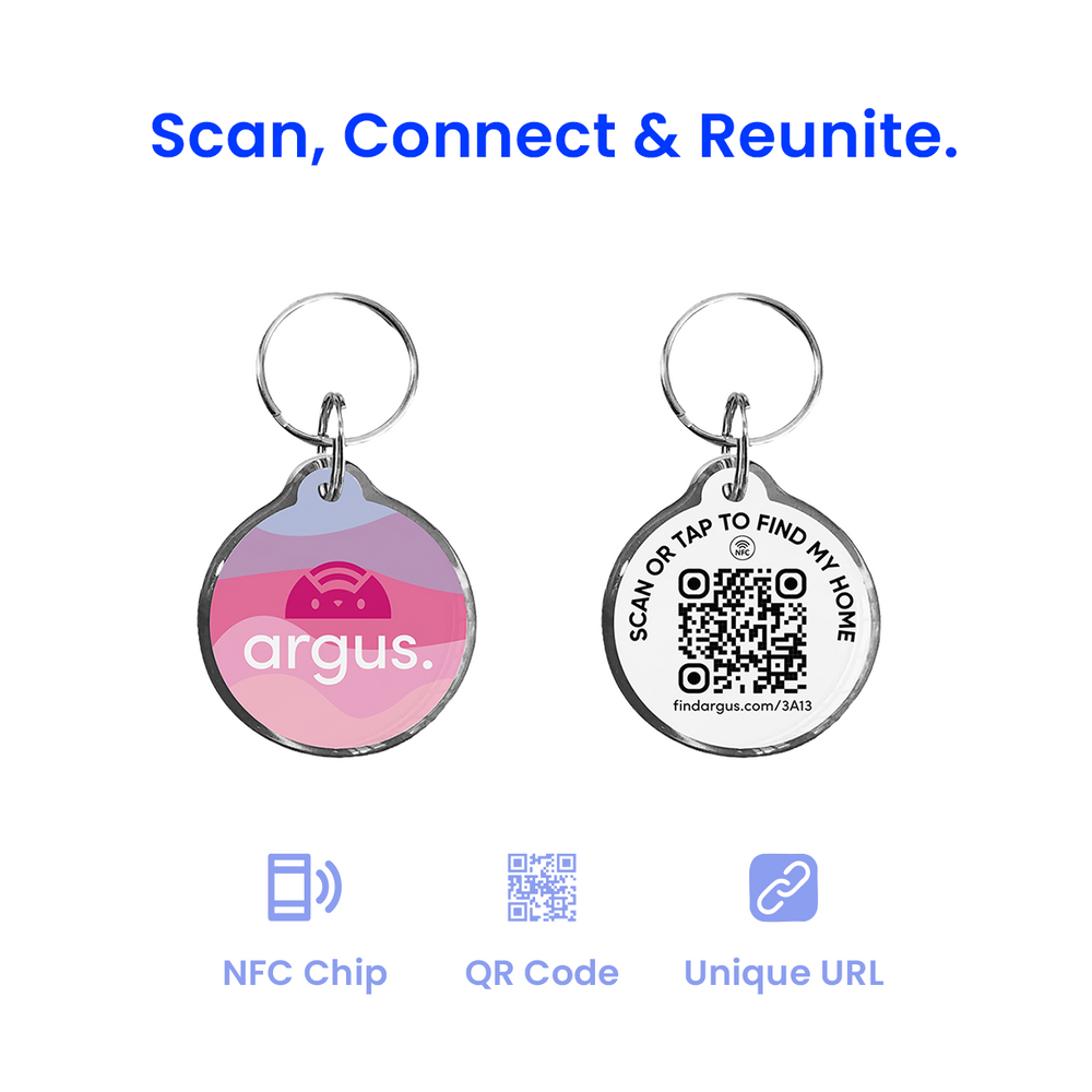 Pink Petite Tech Tag