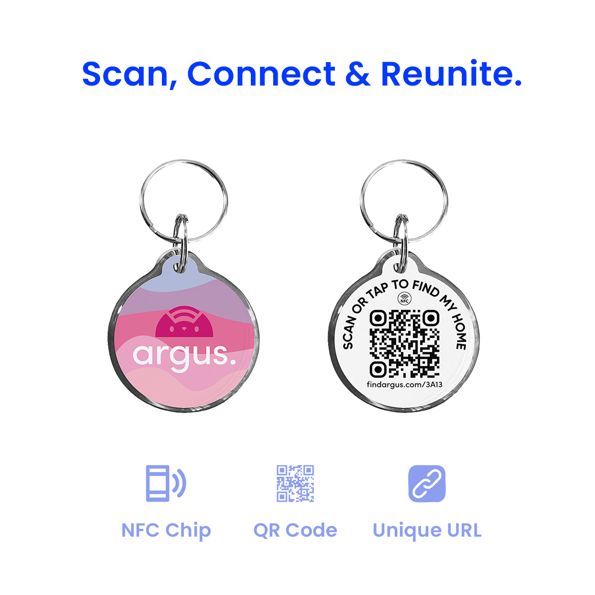 Pink Petite Tech Tag