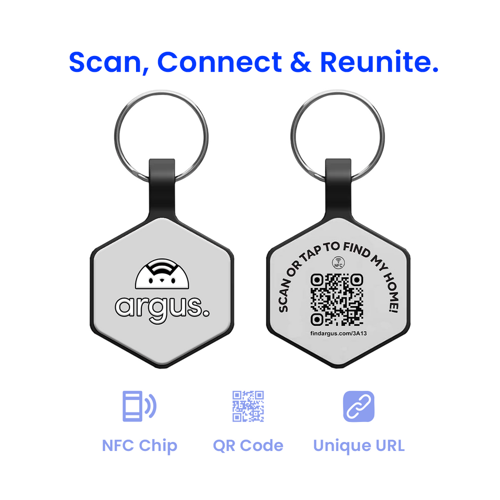 Gray Silent Tech Tag
