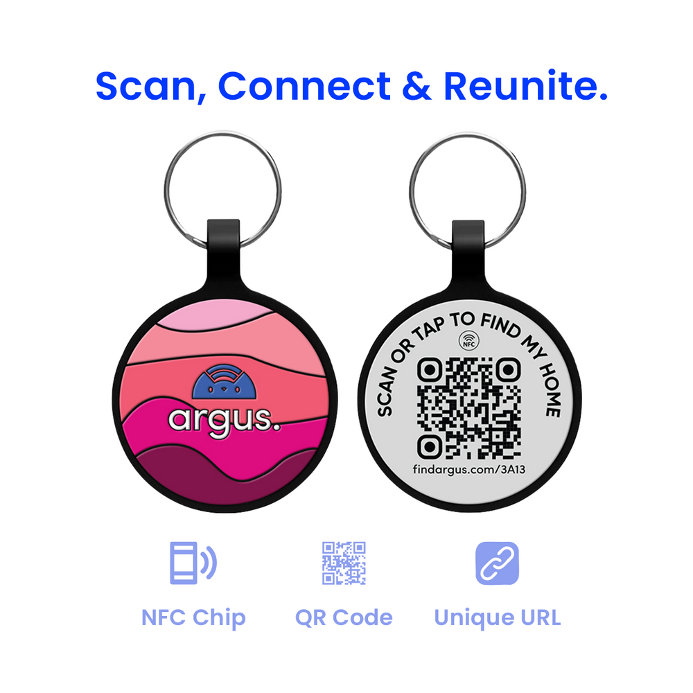 Ruby Waves Silent Tech Tag
