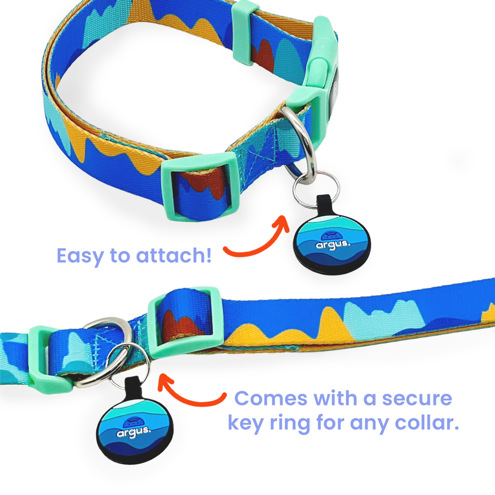 Ocean Ripple Silent Tech Tag